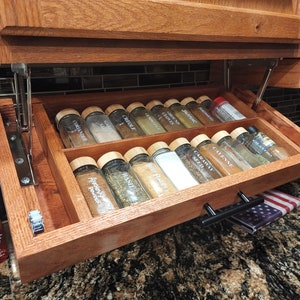 Custom Undercabinet Spice pulldown