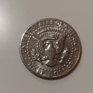 Half dollar coin year 1971 antiquity 52 years