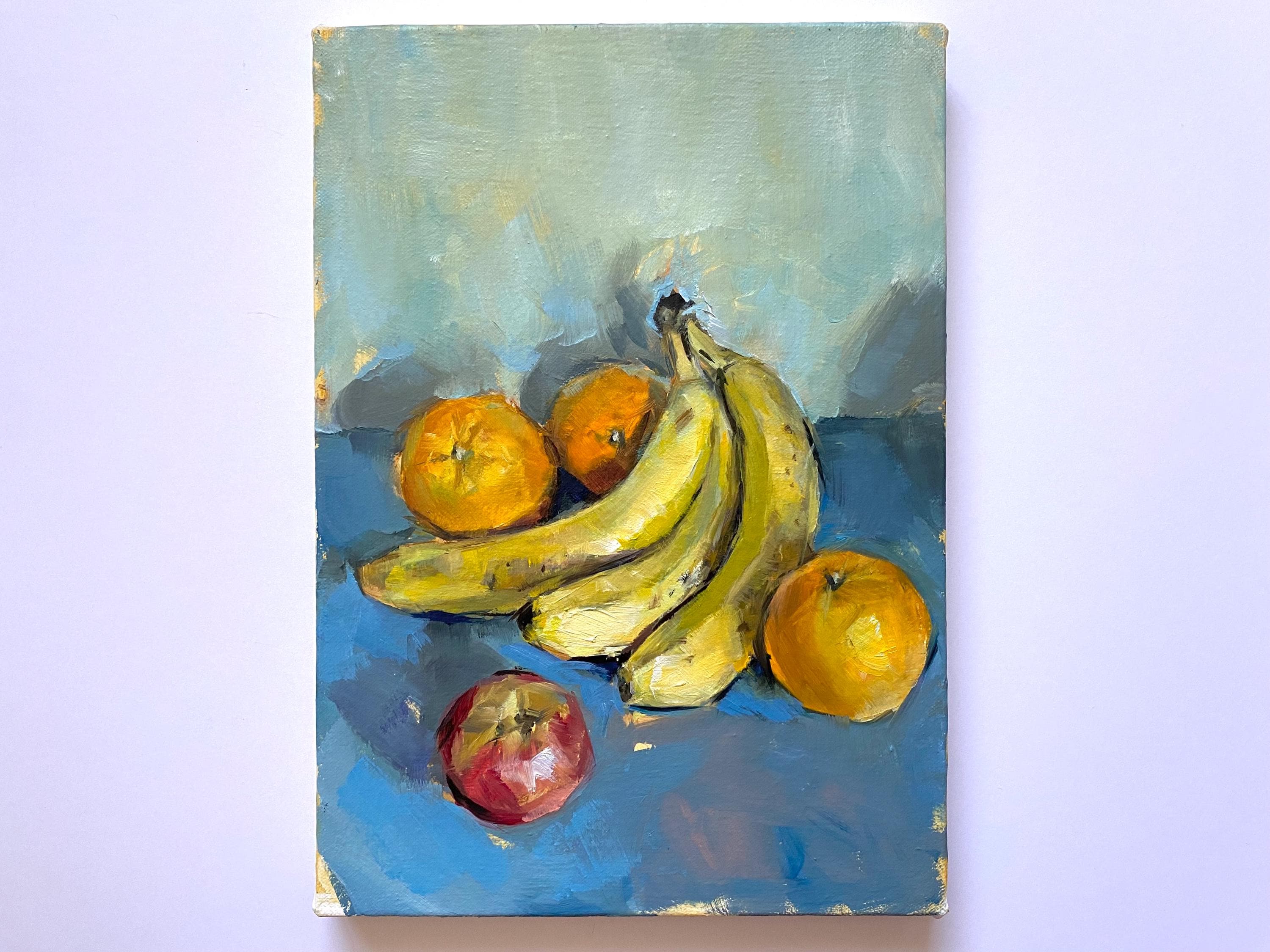 Banana Oil Painting - Etsy