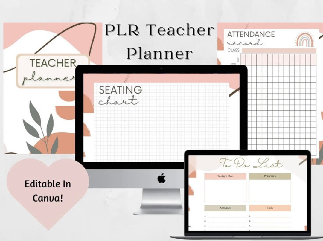 Teacher Planner| Digital Teacher Planner | Planner - Etsy