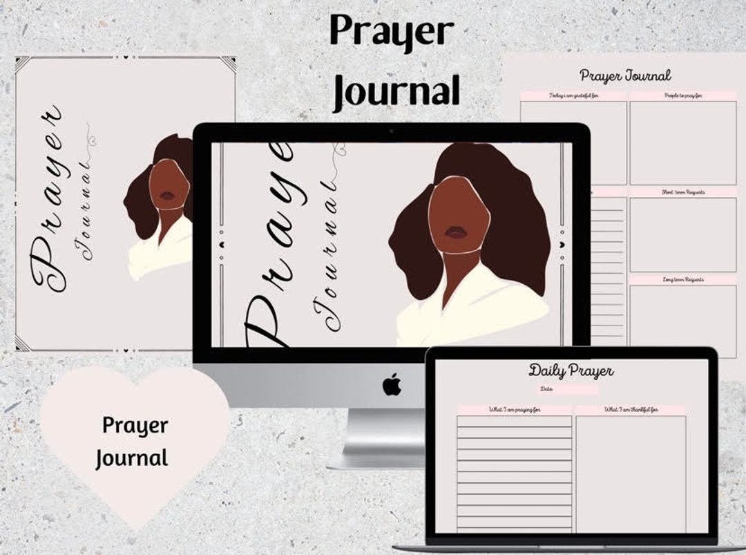 Prayer Journal| Digital Journal| Christian Planner| Black Girl Journal ...