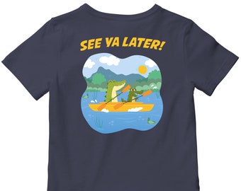 Camisa de cocodrilo para niños Camisa de animales para niños See Ya Later Alligator