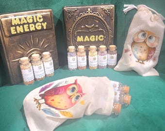 Witches Salt Set: Ritual Salts & Powders - White Magic Altar