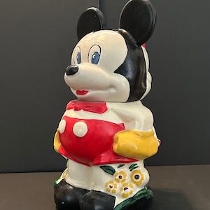Vintage Mickey, Minnie Mouse Cookie Jar