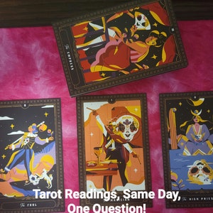 Leitura de Tarô Digital no Mesmo Dia, 3 Cartas, 1 Pergunta, Leituras de Tarô Digital por Simply Tarot por Ami