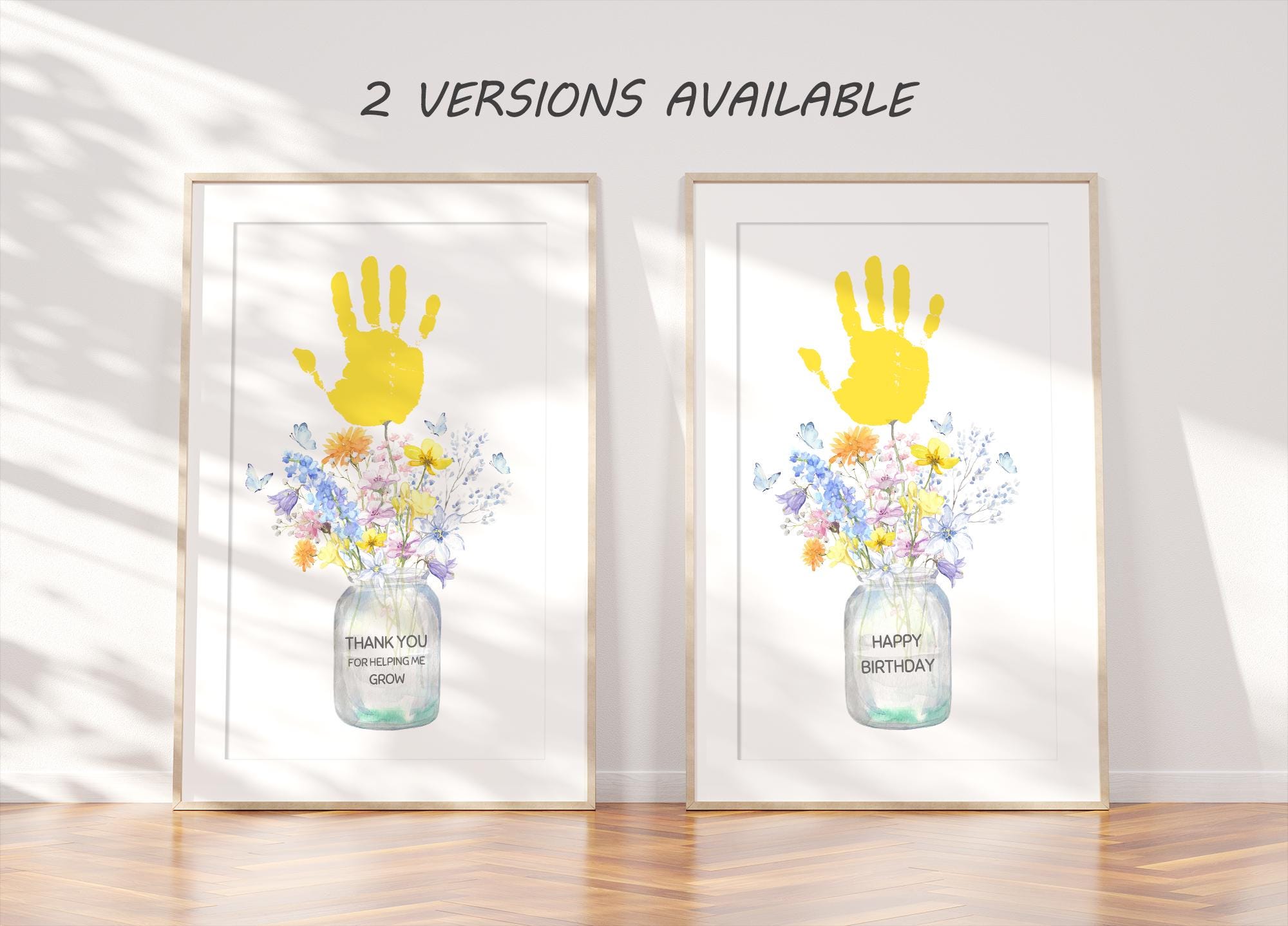 Thank You for Helping Me Grow Handprint Gift for Teacher Mothers Day ...