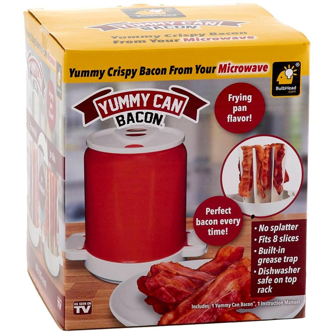 Yummy Can Bacon Microwave Cooker and Splatter Proof Lid Etsy