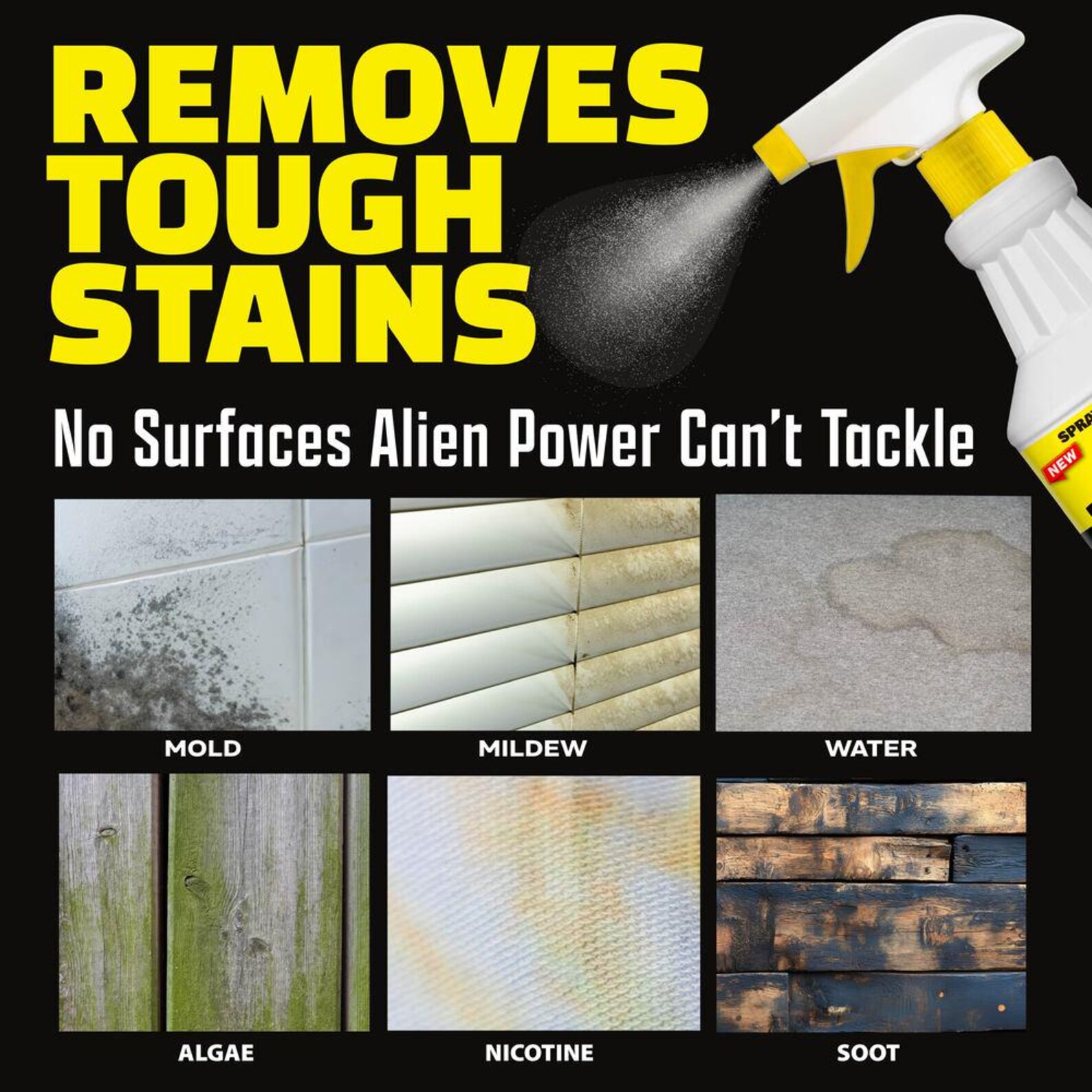 Alien Power Super Concentrated Multi-purpose Stain Remover Set Mold ...