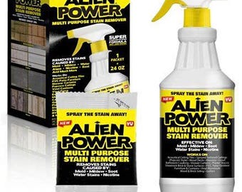Alien Power Super Concentrated Multi-Purpose Stain Remover Set Mold Mildew Water Algae Cleaner Kit Spray Bottle