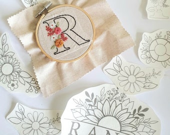 STICK en STITCH GEPERSONALISEERDE naamcollectie | Washaway borduurstabilisator | Spoelen met waterafstotende interfacing | Kinderdagverblijf | Huisdecoratie