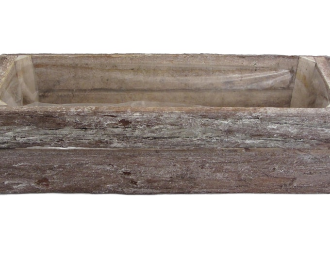 wooden box planter box