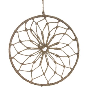 Macrame loop 28 cm with braided pattern