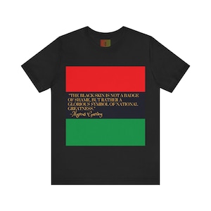 Marcus Garvey Quote/Red, Black and Green
