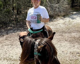 Trail twats "I put the HO in Horse" t-shirt