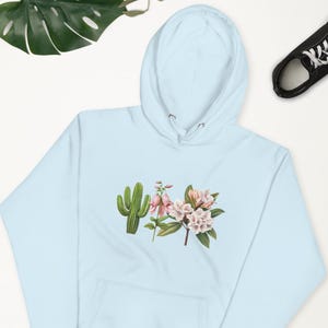Floral Unisex Thick Hoodie