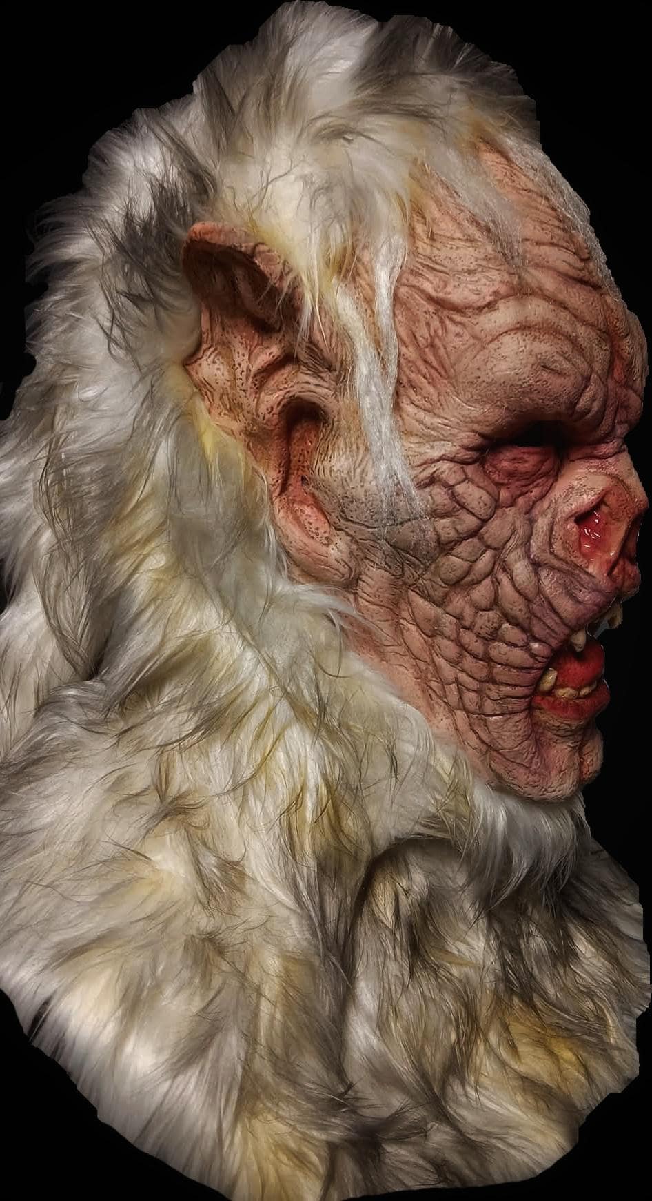 Deluxe Vampire Full Head Latex Mask With Furr - Etsy