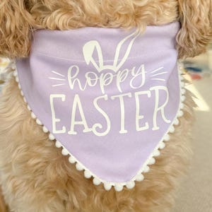 Hopfen Ostern Hundehalstuch | Pastellfarbener Welpe Accessoire, Süßer Osterschal