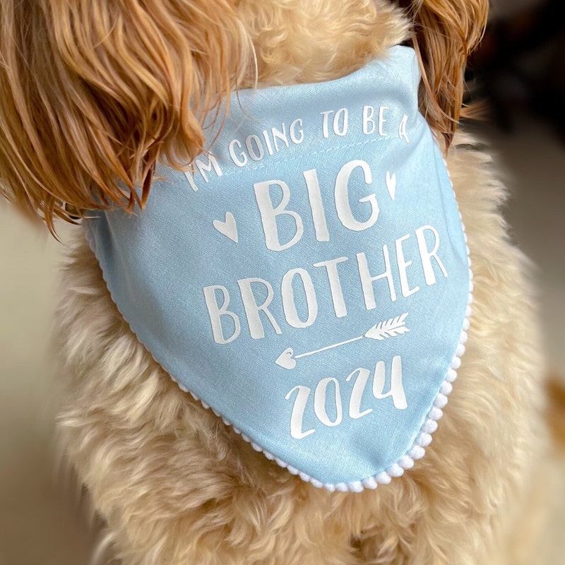 Pregnancy Announcement Dog Bandana Etsy