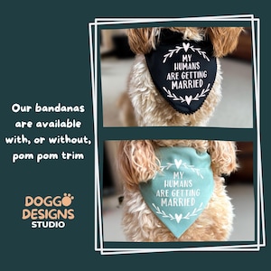 Custom Text Dog Bandana, Personalised Pet Accessory, Pet Announcement, Design Your Own 画像 6