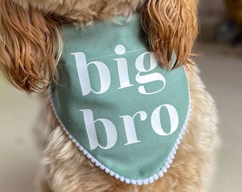 Pregnancy Baby Announcement Dog Bandana