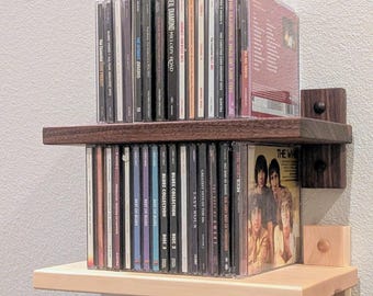 Vintage 80s - Ikea Boalt CD Rack, Wooden Storage Rack, Storage