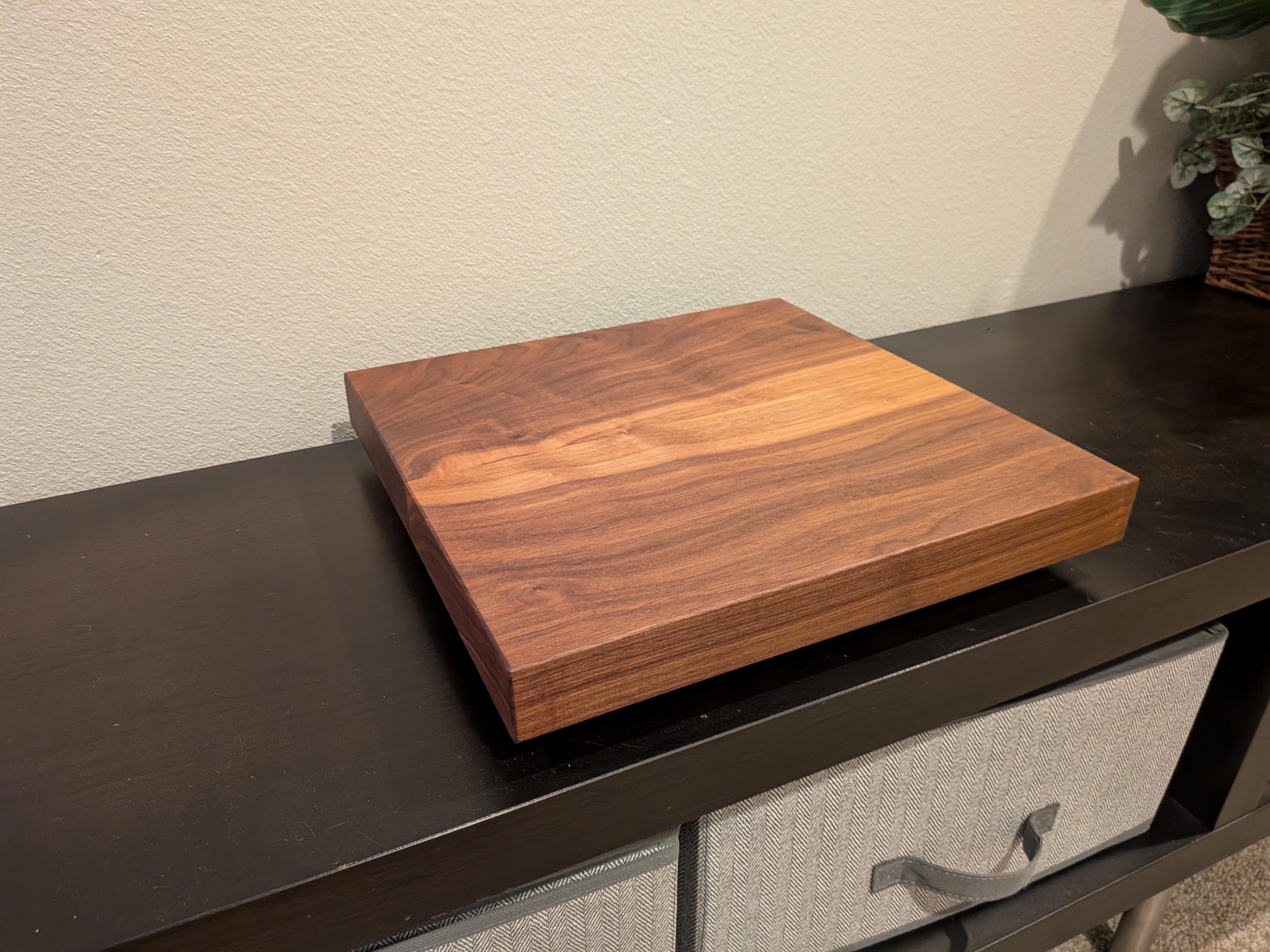 Record Player Riser Handmade Walnut Record Player Riser – Anti-vibration Turntable Stand - Etsy