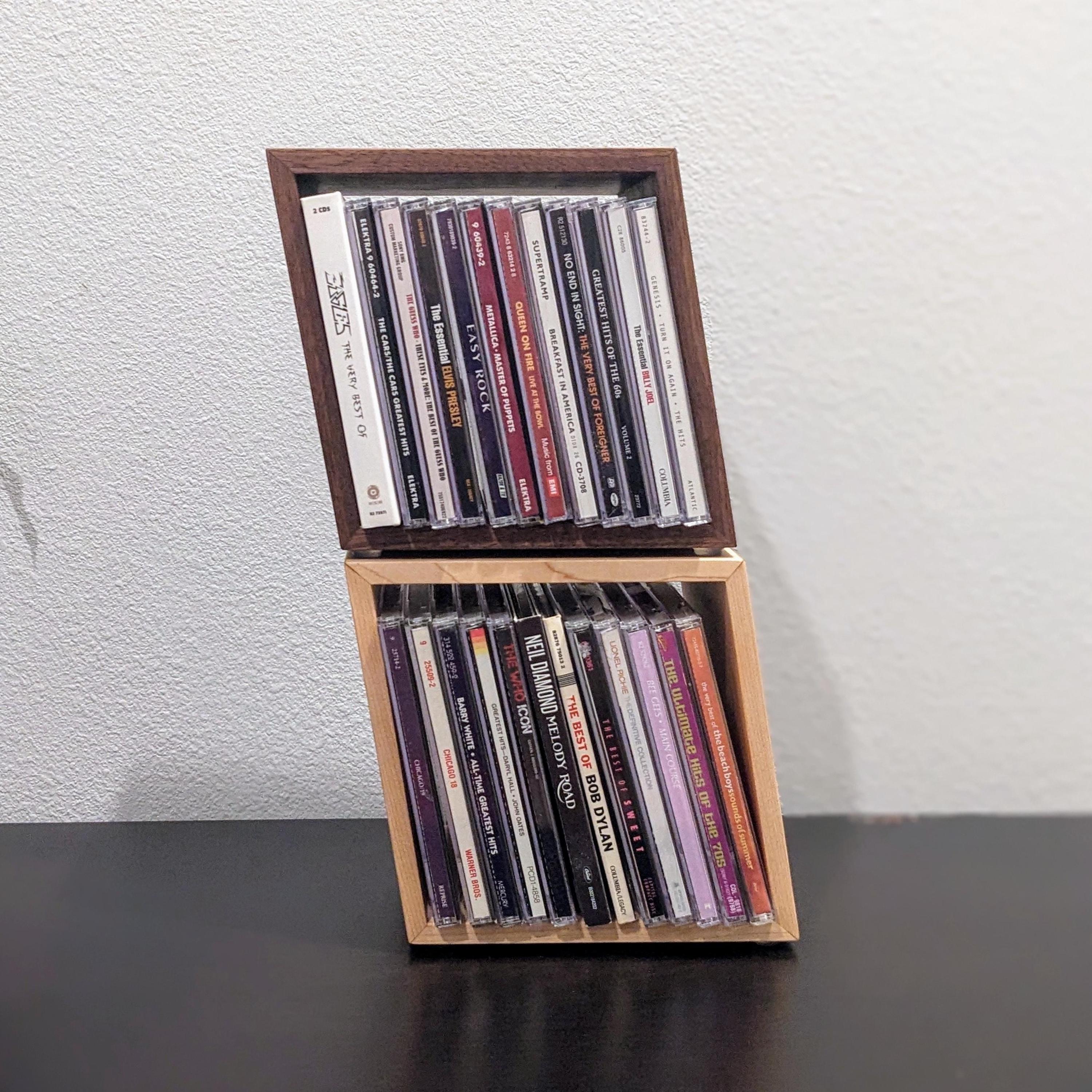 ヴィンテージ　ハンドメイド　CD&テープ　ラック　CDタワー　収納 Cd tower rack - Etsy 日本