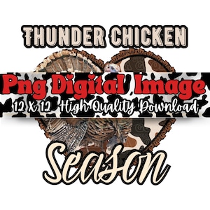 Thunder chicken season digital png