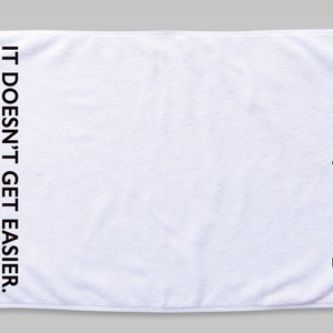 Easier Stronger Sublimated Workout/Gym/Stationary Bike/Studio/Academy/Instructor Inspired Towels - Cycling
