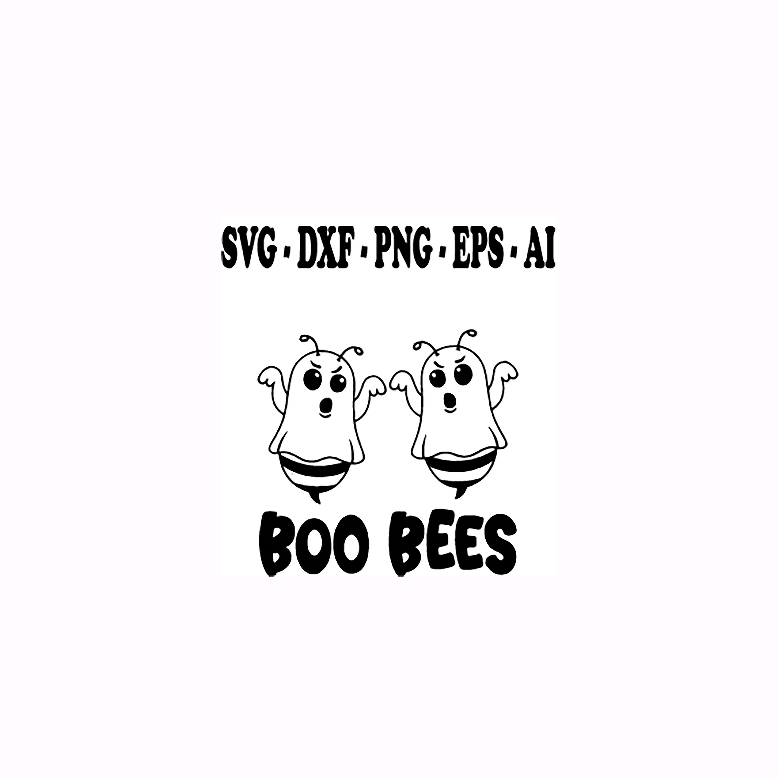 Boo Bees Svg Eps Dxf Png Ai Digital Files Etsy Canada
