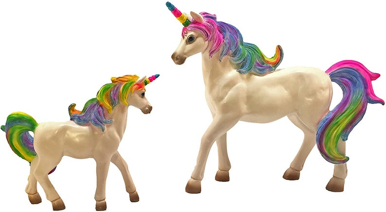 Set Unicorni Arcobaleno GlitZGlam - Alana E Penelope Per Giardino Delle Fate - Foto 3