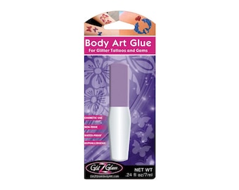 Body Adhesive / Body Glue for Glitter Tattoos / Temporary Tattoos  HYPOALLERGENIC and DERMATOLOGIST TESTED 