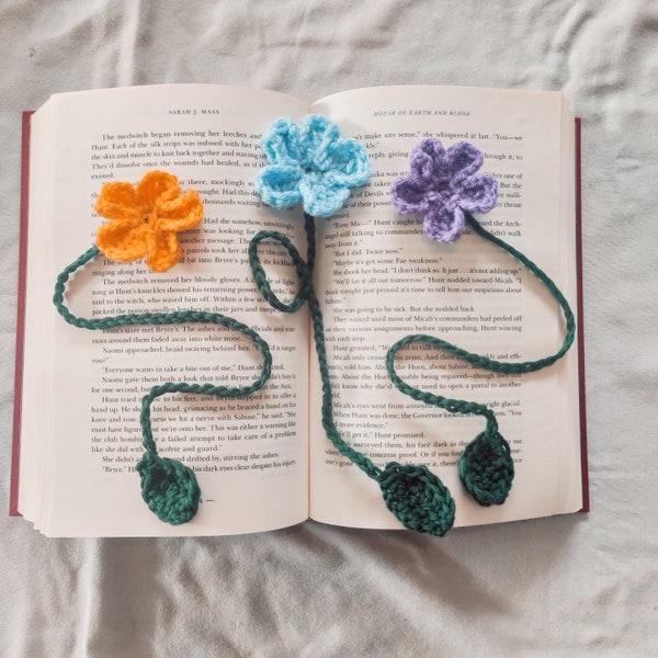 Crochet bookmark | Daisy | Flower | Handmade