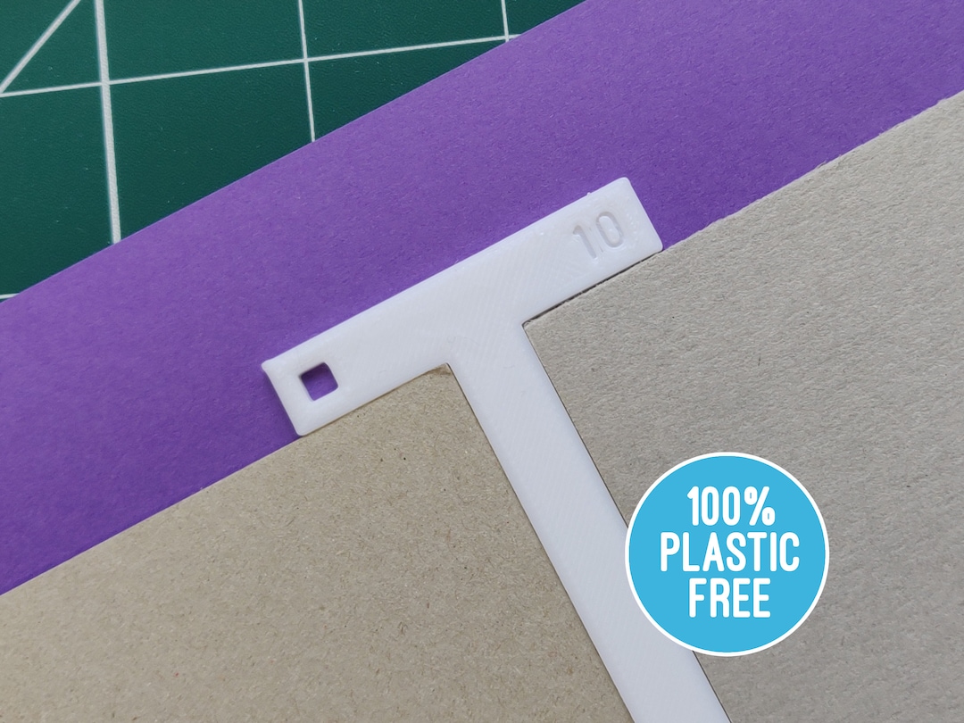 Straight T Spacer for Bookbinding, Cartonnage, Scrapbooks and Card Making Perfect Space Every