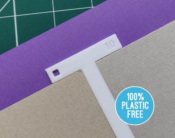 Straight T Spacer For Bookbinding, Cartonnage, Scrapbooks and Card Making - Perfect Space Every Time - Craft With Ease