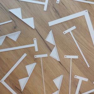 Bookbinding Essentials - Mega Bundle - All T Spacers, L Spacers, Corner Cutting Jigs Tool for Book Making, Journals, Scrapbooks, Card Making