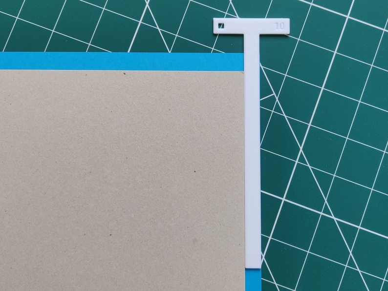 Straight T Spacer for Bookbinding, Cartonnage, Scrapbooks and Card