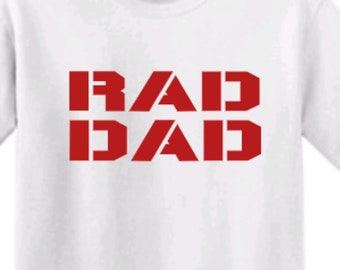 T-shirt RAD DAD pour la fête des pères, meilleur cadeau rétro pour les papas