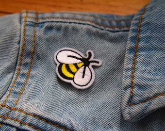 Bee Iron On Patches | Decorative Patch | DIY Crafts | Embroidered Patch |