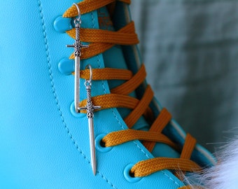 Sword Pendant Shoe Charm | Shoe Accessories | Skate Accessories | Cute accessories | Historic | Tattoo Style | Fantasy
