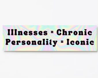 Chronic Illness “Spoonie” - Bumper Sticker