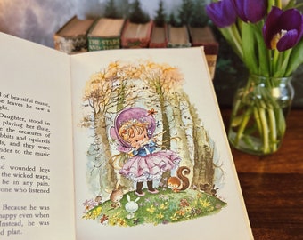 Eva A Vintage Childrens Story Book, Vintage Illustrated Children’s Stories, Animal Stories, Early Learning Books