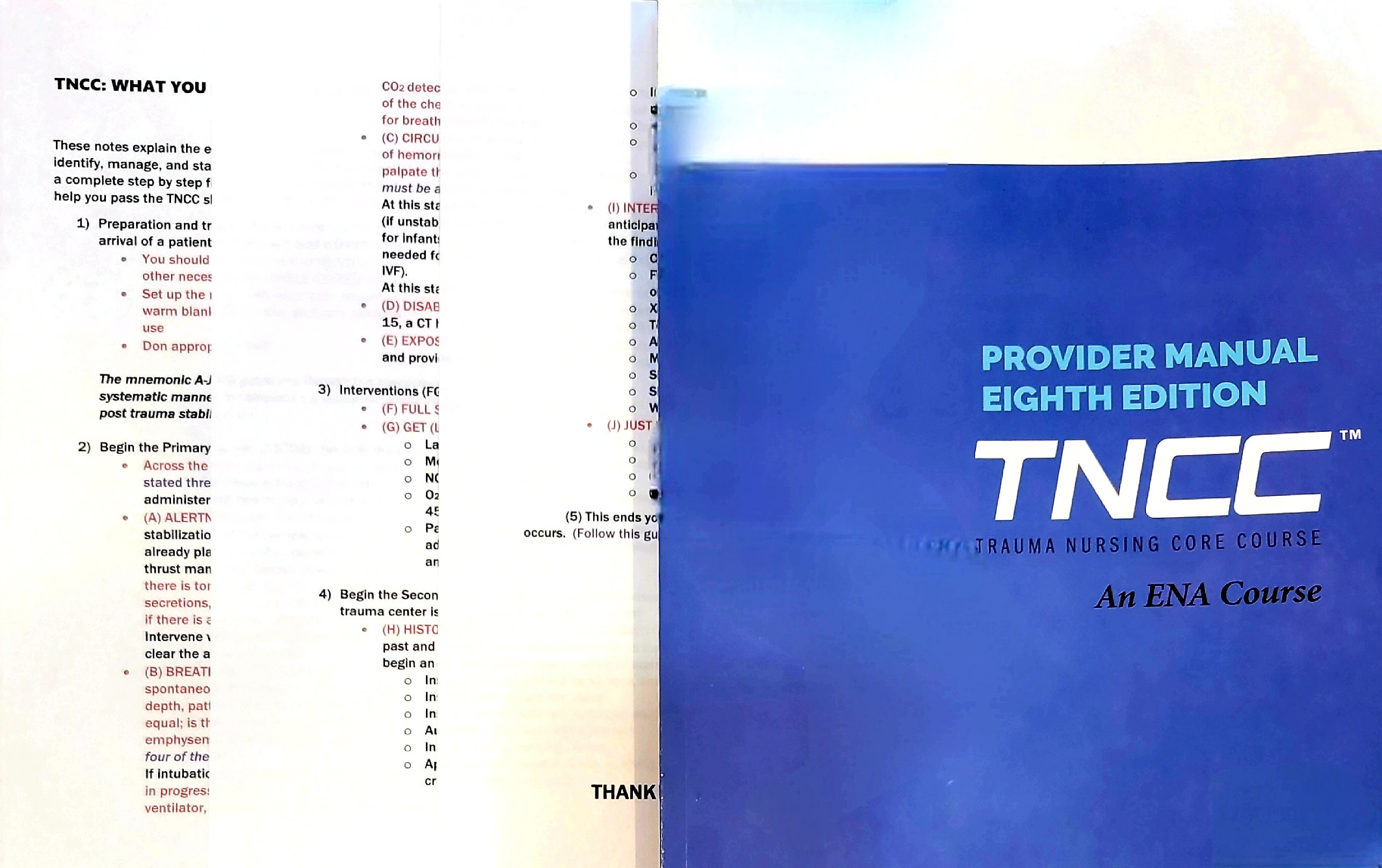 TNCC What You Need to Know to Pass the Skills Check Off Etsy