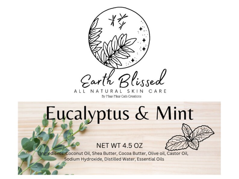 Eucalyptus and Mint Soap - Etsy