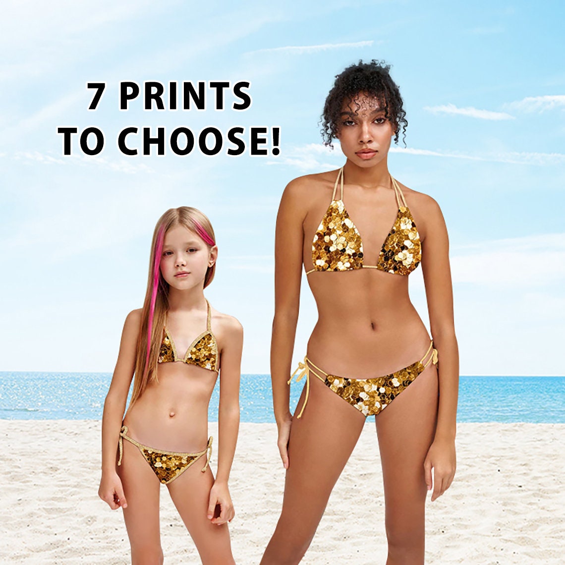 Sticker Superiority Clergyman Tween Bikini Swimsuits Citabeille