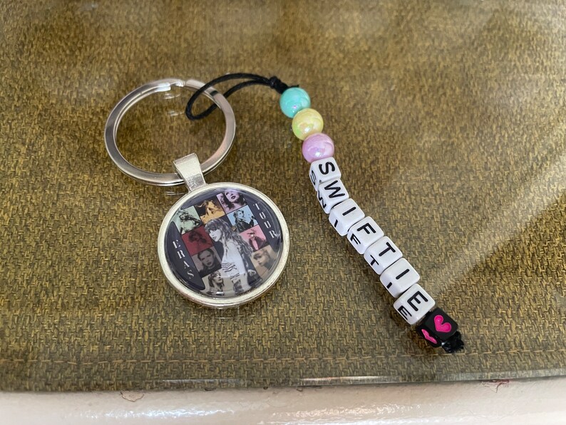 Taylor Swift Eras Tour Keychain Silver/gold Etsy