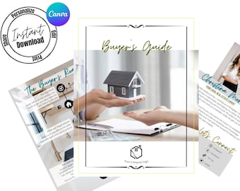 Real Estate Template/Home Buyer Guide/Real Estate Marketing/Canva Template