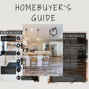 Buyer&#39;s Guide/Buyer/Realtor Marketing/Canva/Template/Real Estate/Realtor
