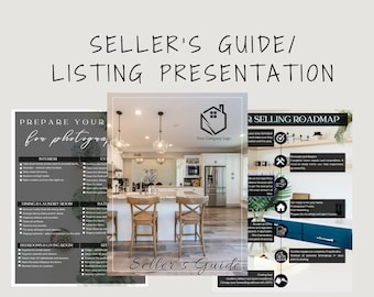 Seller's Guide/Seller/Realtor Marketing/Canva/Template/Real Estate/Realtor/Luxury Marketing