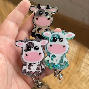 Cow Badge Reel